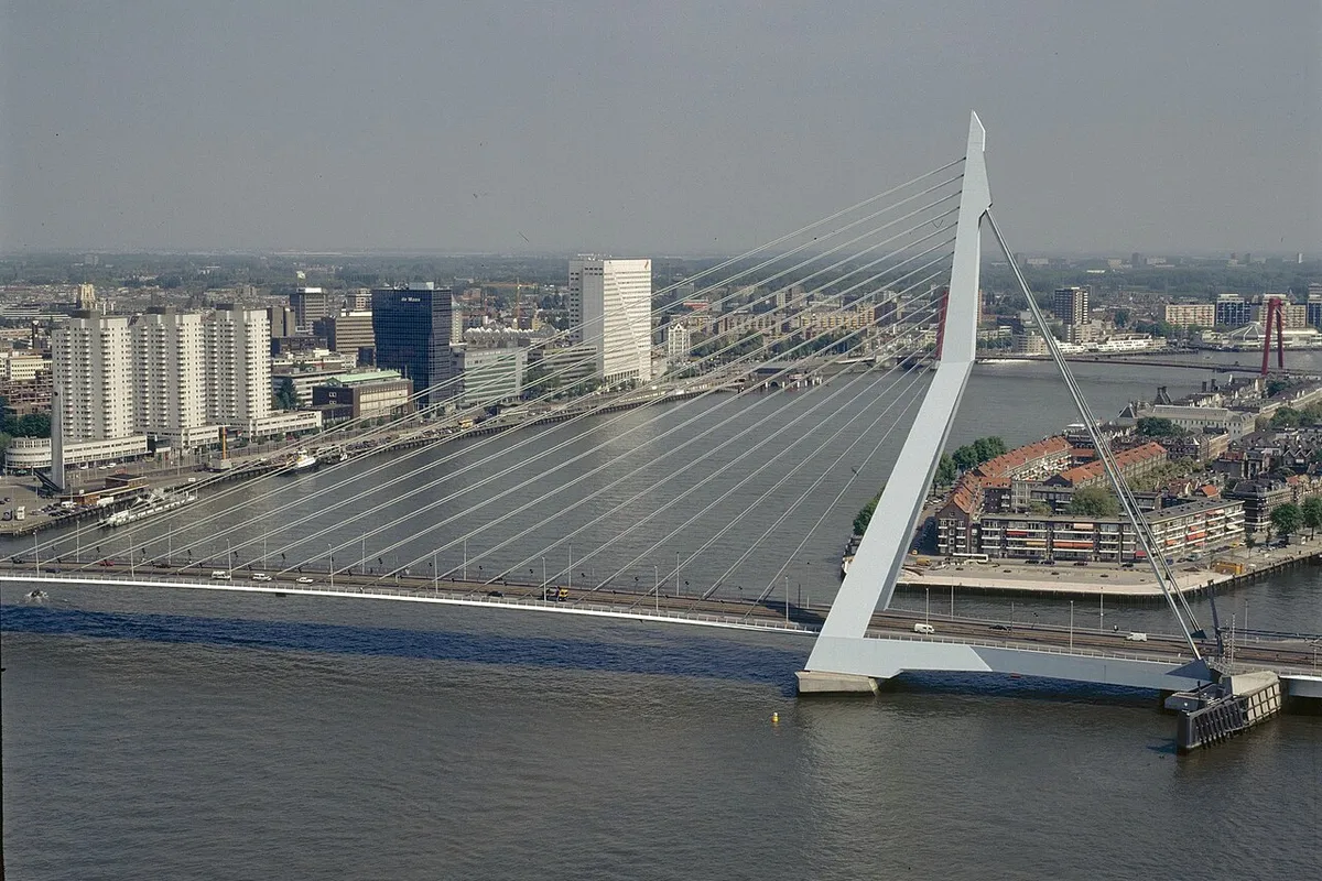 Rotterdam city view