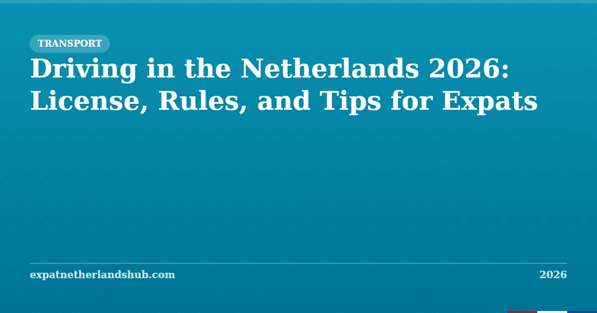 Driving in the Netherlands: License, Rules & Expat Tips