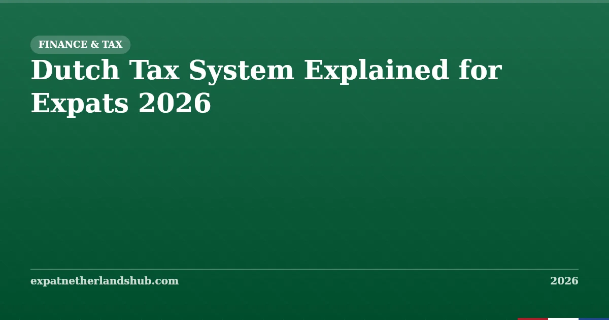 Dutch Tax System Explained for Expats (2026): Residency, Boxes, 30% Ruling