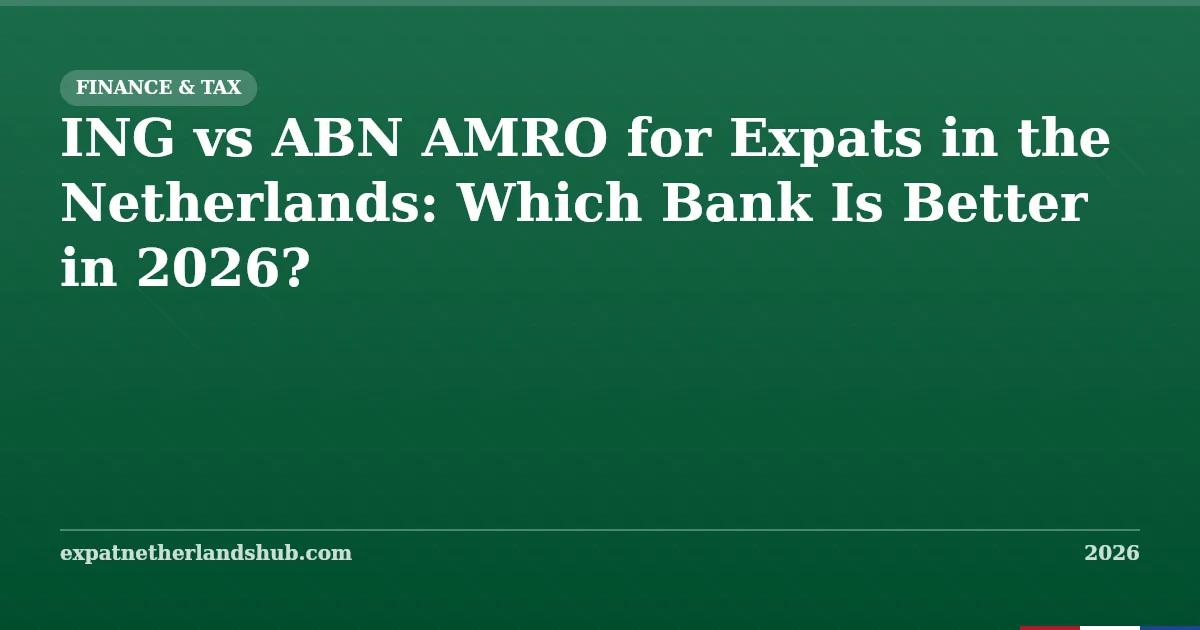 ING vs ABN AMRO for Expats 2026: Which Is Better?